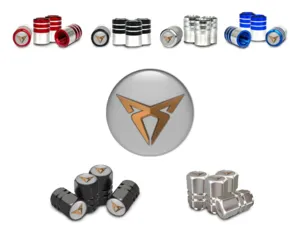 Seat Cupra Tyres Valve Caps Bikes Tuning Look